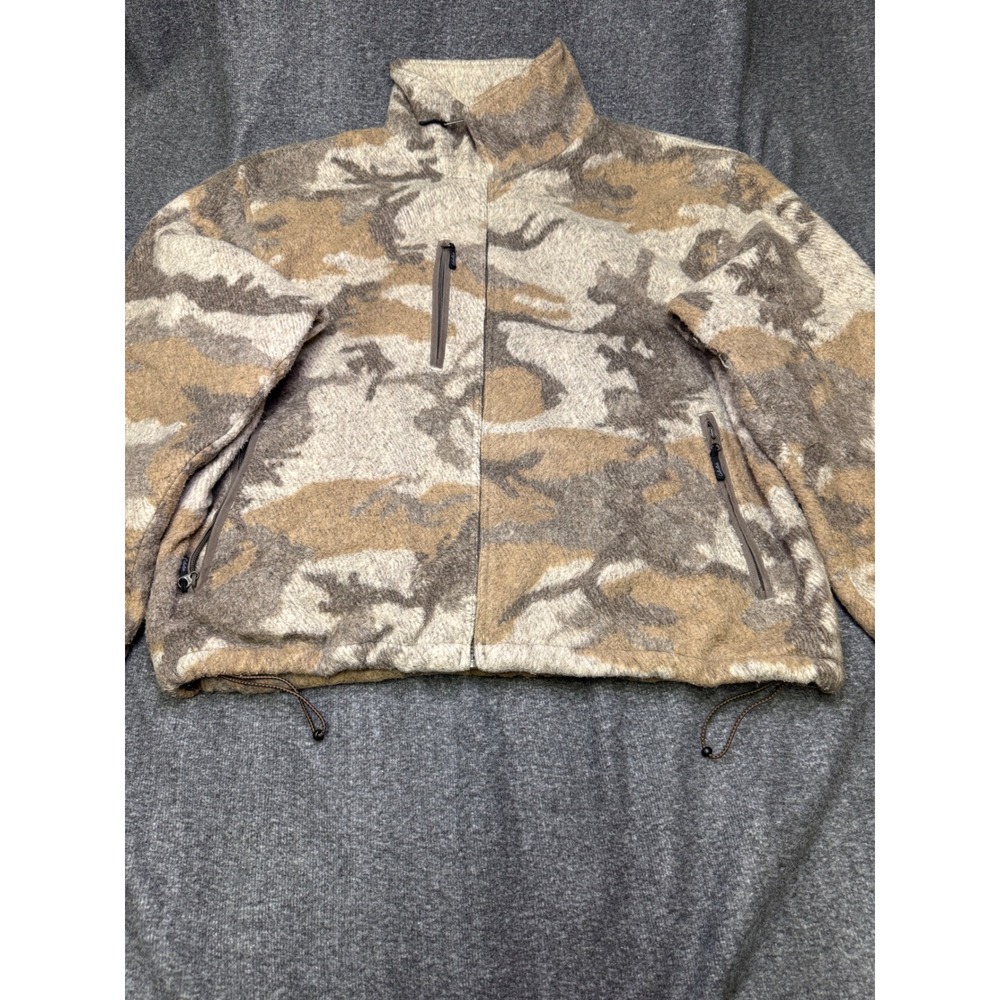 VTG Cabela's Wooltimate 4 MOST Windshear Camo Hunting Jacket Pants Set 34 R Mens